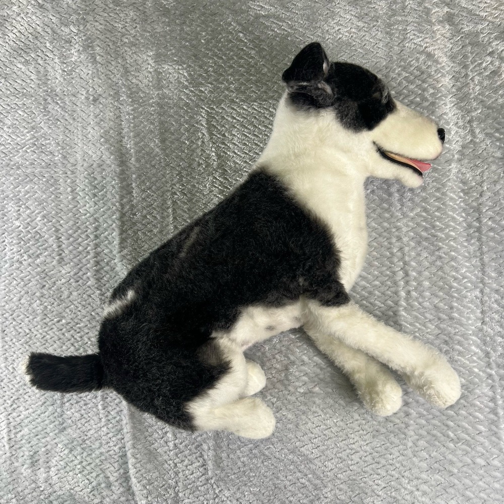 Cuddle Clones Custom Border Collie Herding Mix Dog Plush Maggie Black White Toy - Picture 2 of 13
